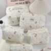 Bowknot Makeup Bag Makeup Pouch Skincare Bag Set Gifts For Friends