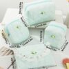 1Pc Multifunctional Cosmetic Bag Makeup Bag Wallet Pouch Portable Cosmetics Brush Storage Clutch With Zipper Closure For Lipstick Brush Skincare Mobile Phone Coin Small Items For Home Travel Vacation An (7)