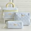 Heart Print Makeup Bag Set Makeup Pouch Skincare Bag Toiletry Bag Packing Cubes