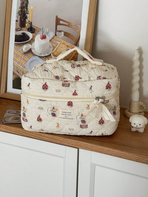 Capacity Cosmetic Bag Fashio Makeup Bag Set Girls Travel Make Up Bag