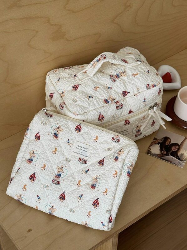 Capacity Cosmetic Bag Fashio Makeup Bag Set Girls Travel Make Up Bag