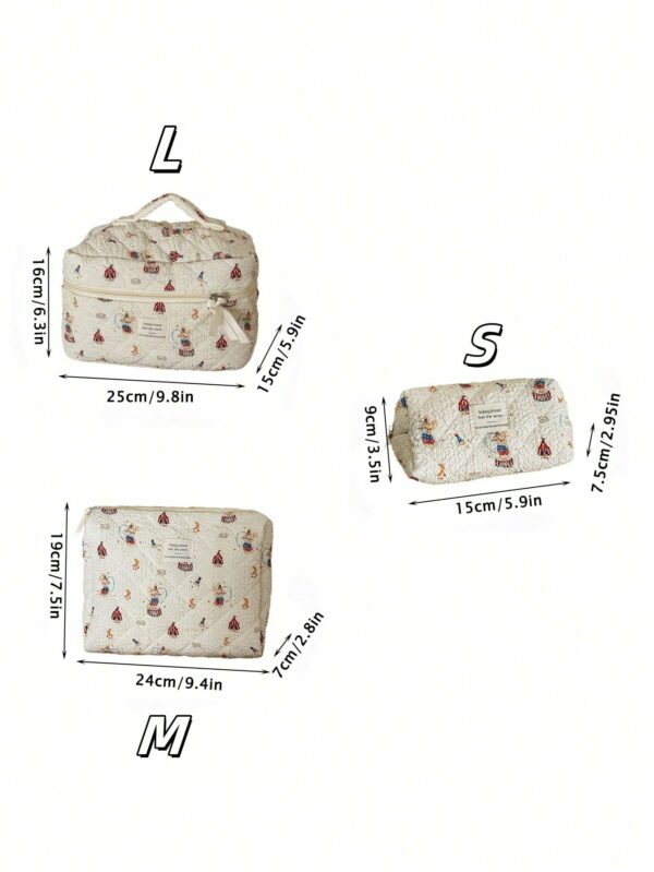 Capacity Cosmetic Bag Fashio Makeup Bag Set Girls Travel Make Up Bag