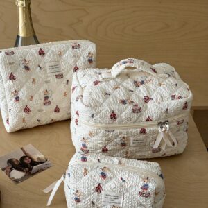 Capacity Cosmetic Bag Fashio Makeup Bag Set Girls Travel Make Up Bag