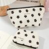 1Pc Set Floral Travel Makeup Bag Multifunctional Cosmetic Organizer Wallet Portable Cosmetics Brush Storage Clutch With Zipper Closure For Lipstick Brush Skincare Mobile Phone Coin Small Items For Home (6)