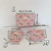 1Pc Set Pink ButterflyRed Crowned Crane Motifs Print Travel Makeup Bag Cosmetic Bag Cosmetic Organizer Handbag Wallet Pouch Portable Cosmetics Brush Storage Clutch With Zipper Closure For Lipstick Brush (8)