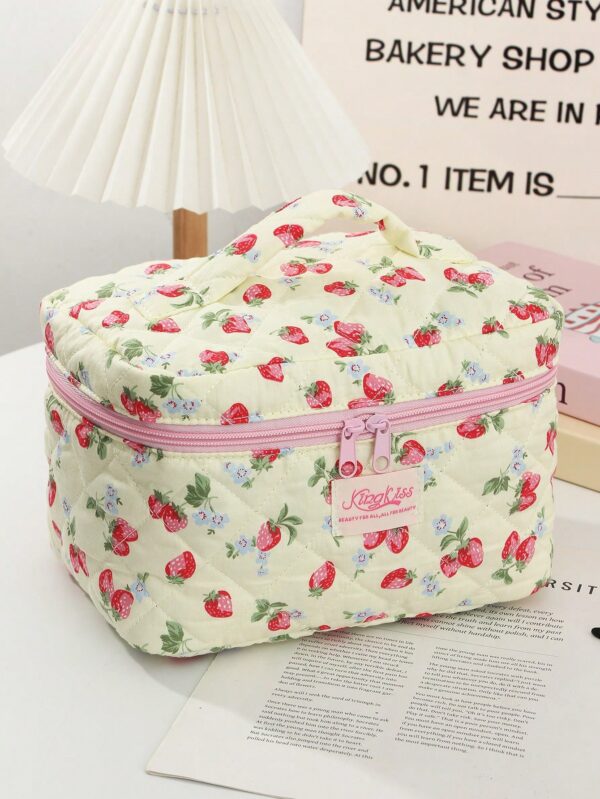 Strawberry Makeup Bag Set For Women For Girls For Home