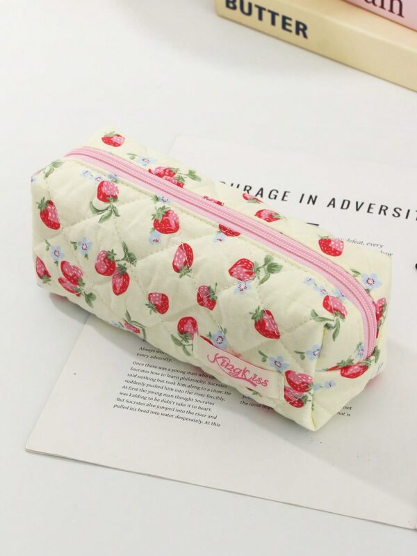 Strawberry Makeup Bag Set For Women For Girls For Home