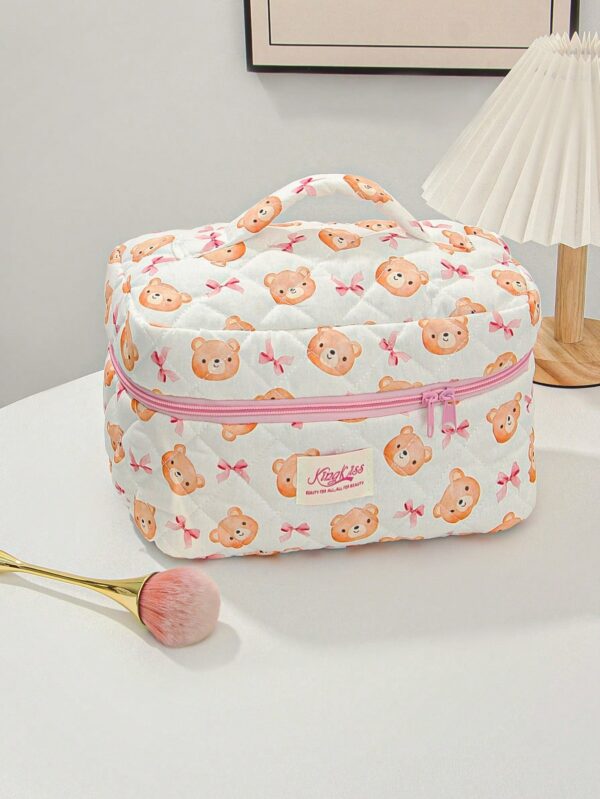 Bear Pattern Cosmetic Bag Set